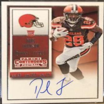 Duke Johnson [Ball in Right Arm Autograph] #214