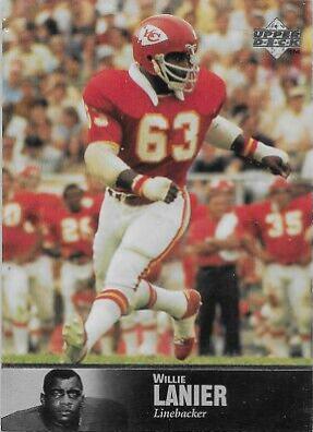Willie Lanier #45 Football Cards 1997 Upper Deck Legends