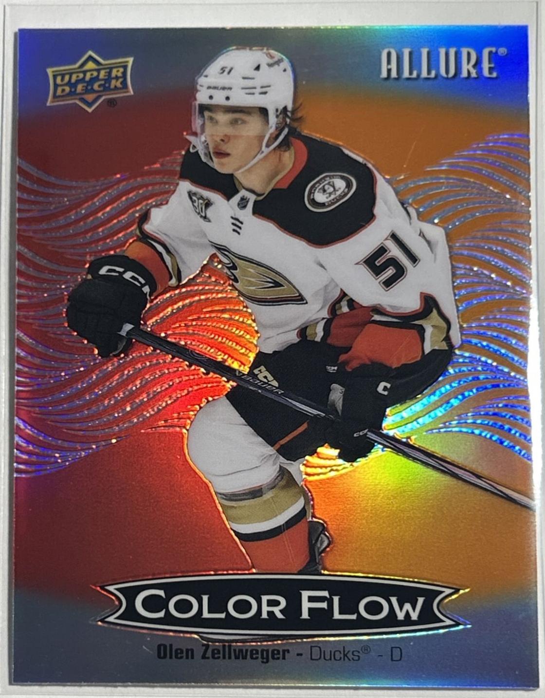Olen Zellweger #CFL-41 2024 Upper Deck Allure Color Flow Hockey