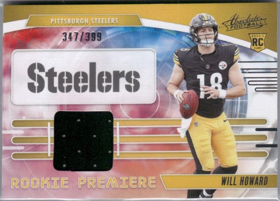 Will Howard #23 2025 Panini Absolute Rookie Premiere Materials Football