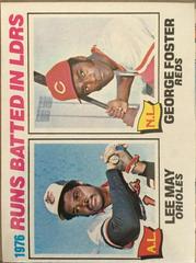 Runs Batted in Ldrs [L. May, G. Foster] #3 Baseball Cards 1977 Topps Prices