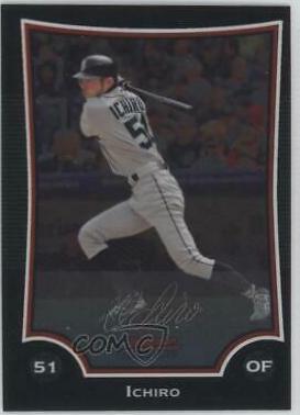 Ichiro #10 Baseball Cards 2009 Bowman Chrome