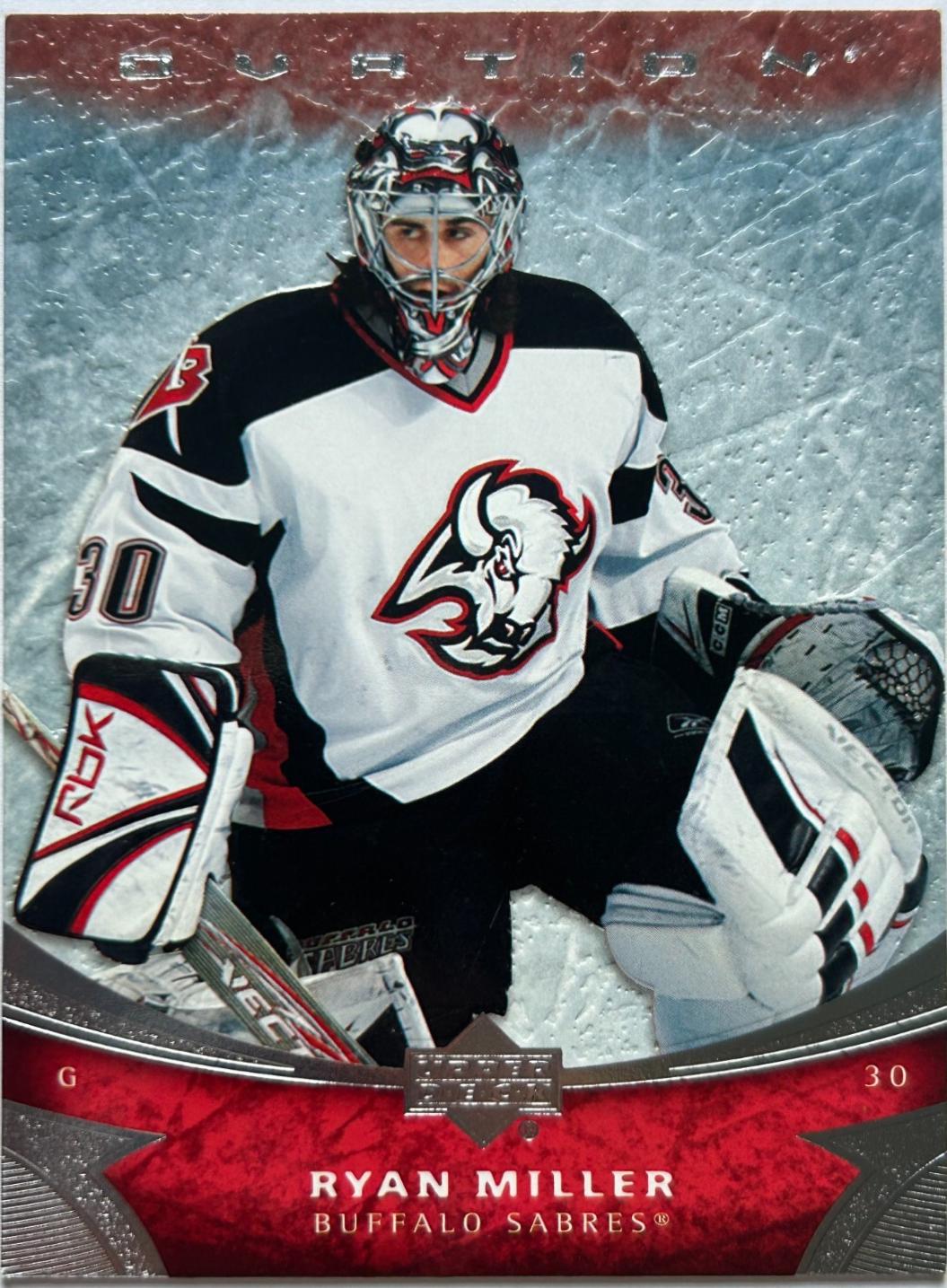 Ryan Miller #107 2006 Upper Deck Ovation Hockey