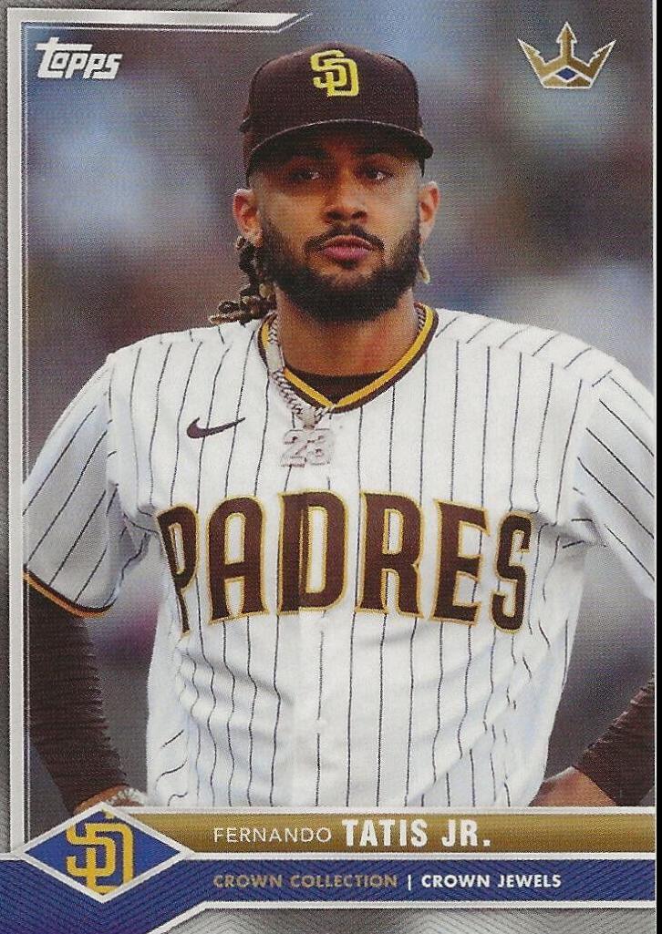 Fernando Tatis Jr. #14 Baseball Cards 2022 Topps X Bobby Witt Jr. Crown