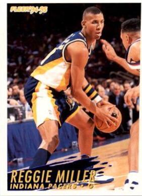 Reggie Miller #92 Basketball Cards 1994 Fleer