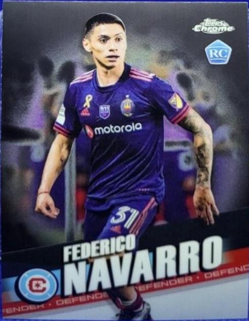 Federico Navarro #161 Soccer Cards 2022 Topps Chrome MLS