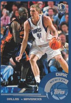 Dirk Nowitzki #35 Basketball Cards 2002 Topps