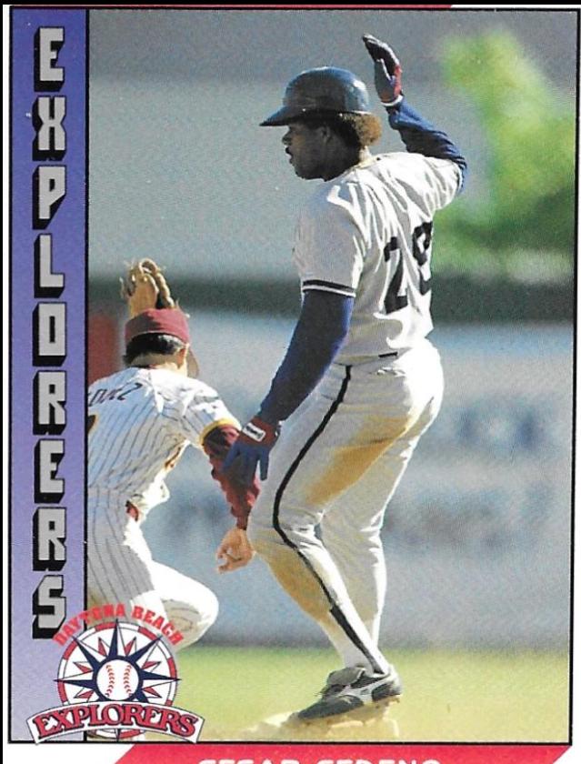 Cesar Cedeno #40 Baseball Cards 1991 Pacific Senior League