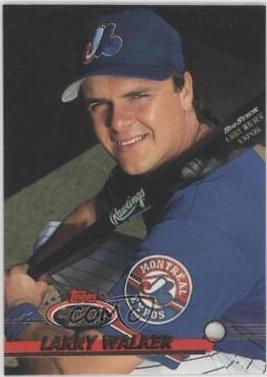Larry Walker #320 1993 Stadium Club Baseball