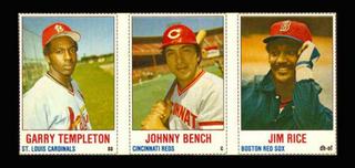 Garry Templeton, Jim Rice, Johnny Bench