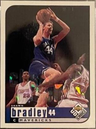 Shawn Bradley #31 Basketball Cards 1998 UD Choice