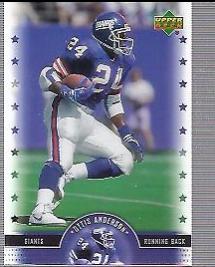 Ottis Anderson #42 Football Cards 2005 Upper Deck Legends
