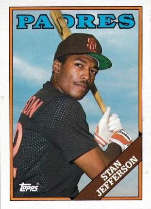 Stan Jefferson #223 Baseball Cards 1988 Topps