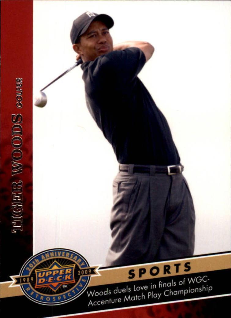 Tiger Woods #1879 2009 Upper Deck 20th Anniversary Golf