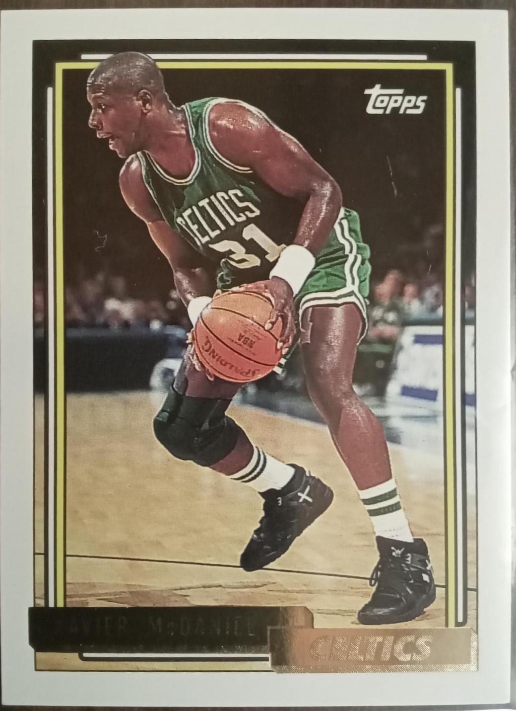 Xavier McDaniel #293 Basketball Cards 1992 Topps Gold