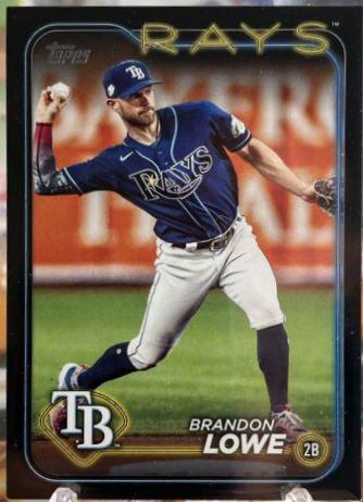 Brandon Lowe [Black] (2024 Topps)