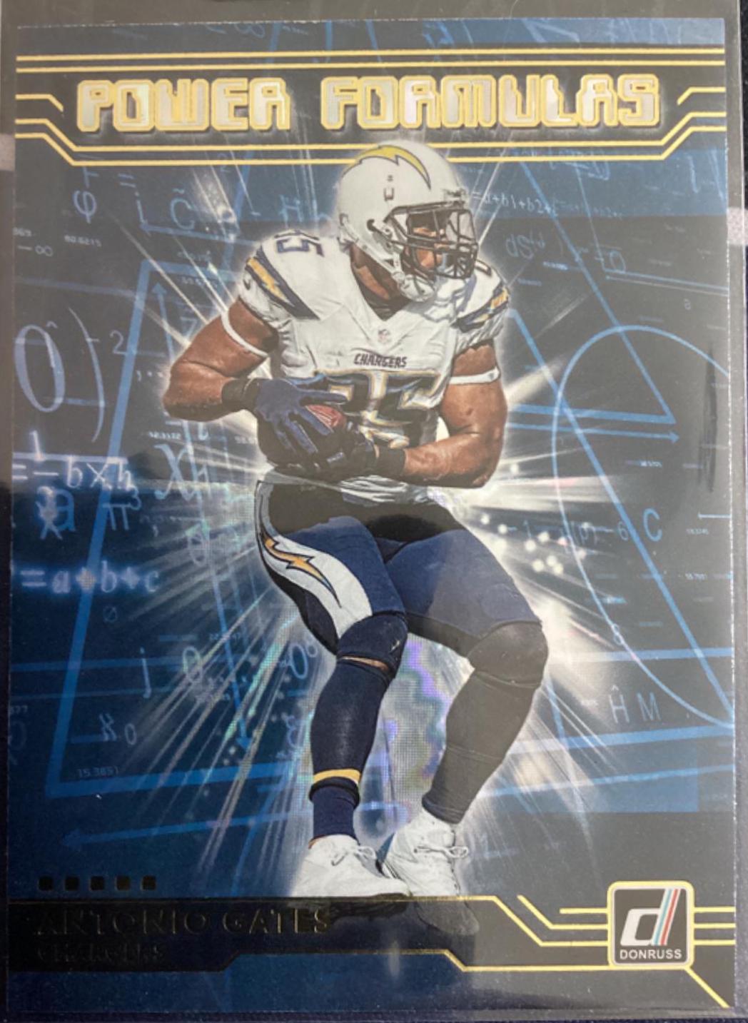 Antonio Gates #PF-AG Football Cards 2020 Panini Donruss Power Formulas