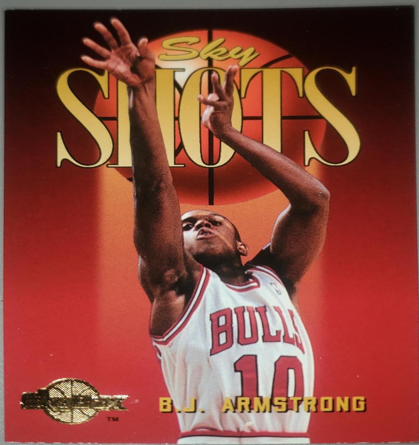 B.J. Armstrong #314 Basketball Cards 1995 Skybox Premium