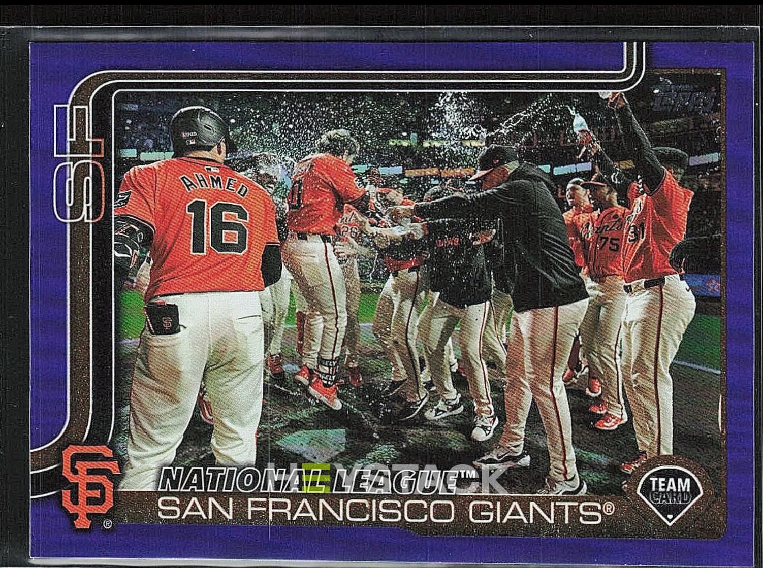 San Francisco Giants [Purple Holo Foil] #514