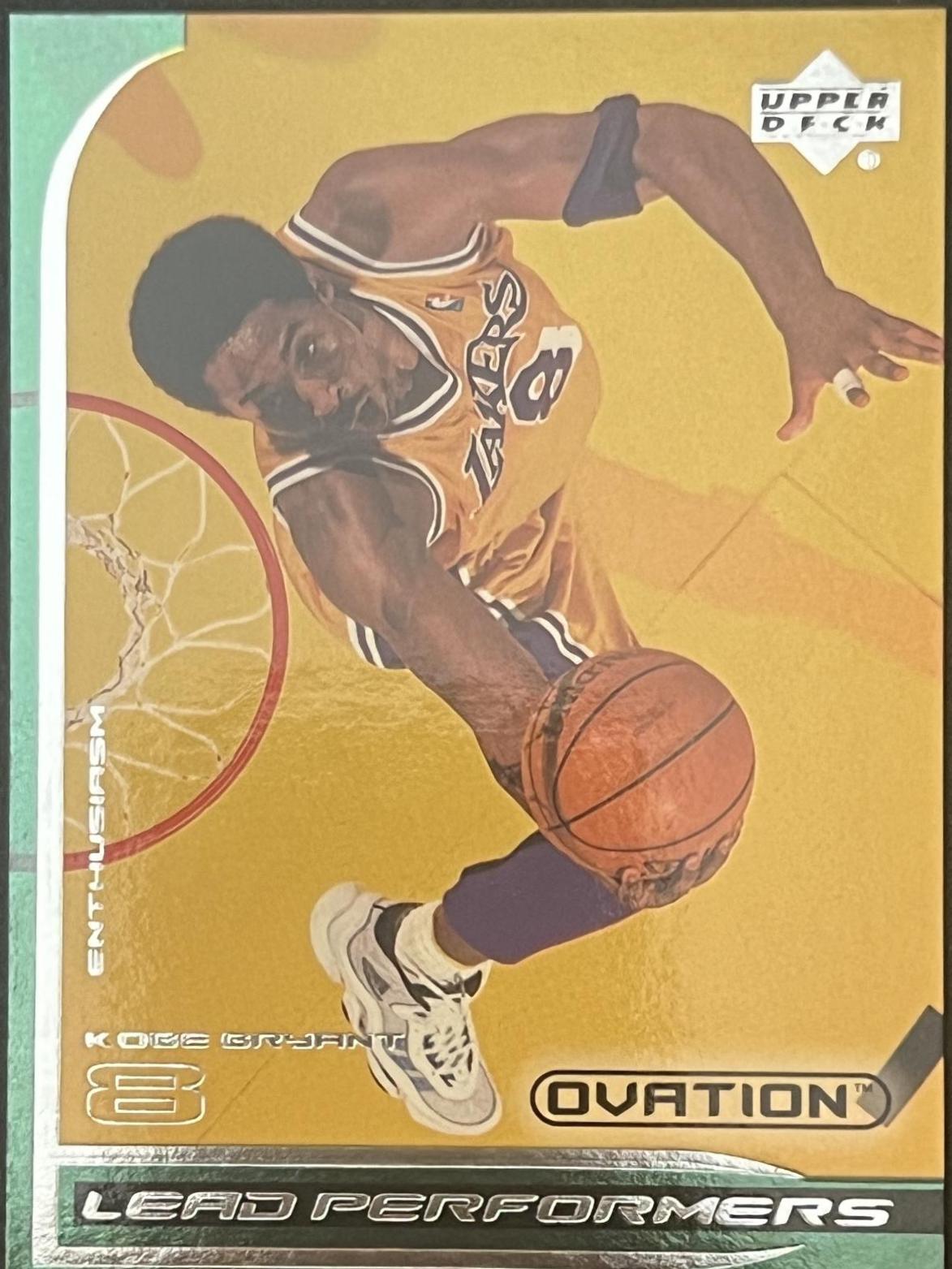 Kobe Bryant #LP8 Basketball Cards 1999 Upper Deck Ovation Lead Performers