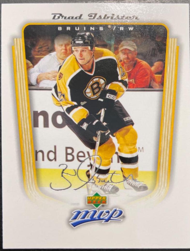 Brad Isbister #37 Hockey Cards 2005 Upper Deck MVP