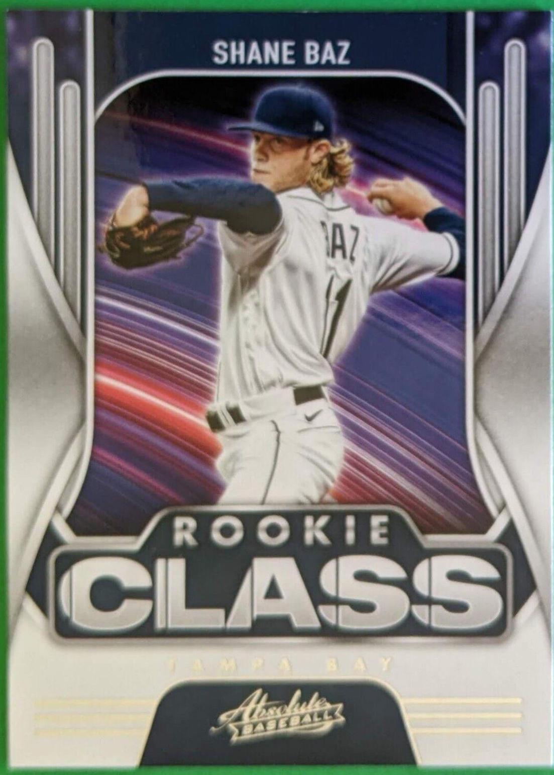 Shane Baz #RC-23 Baseball Cards 2022 Panini Absolute Rookie Class