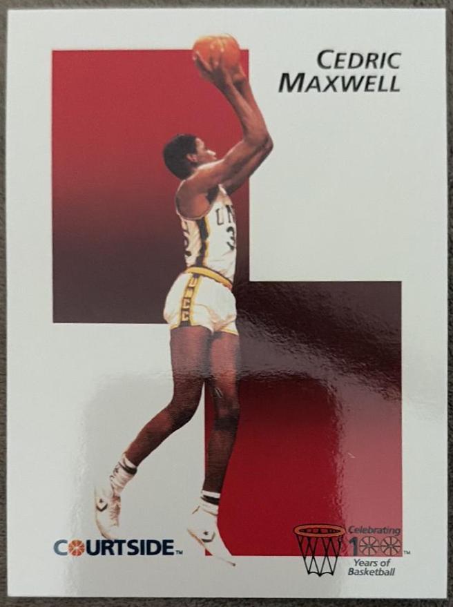 Cedric Maxwell #23 1992 Courtside Flashback Basketball