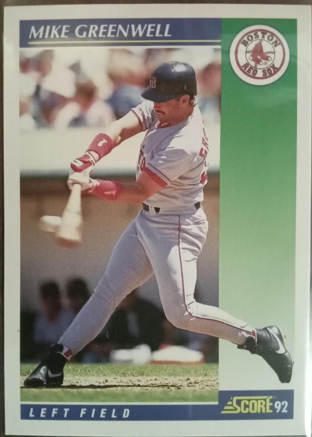 Mike Greenwell #545 Baseball Cards 1992 Score