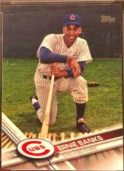Ernie Banks #US10 Baseball Cards 2017 Topps Update