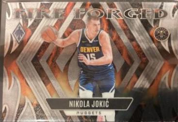 Nikola Jokic #4 Basketball Cards 2023 Panini Phoenix Fire Forged