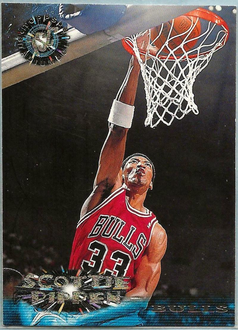 Scottie Pippen #311 Basketball Cards 1995 Stadium Club