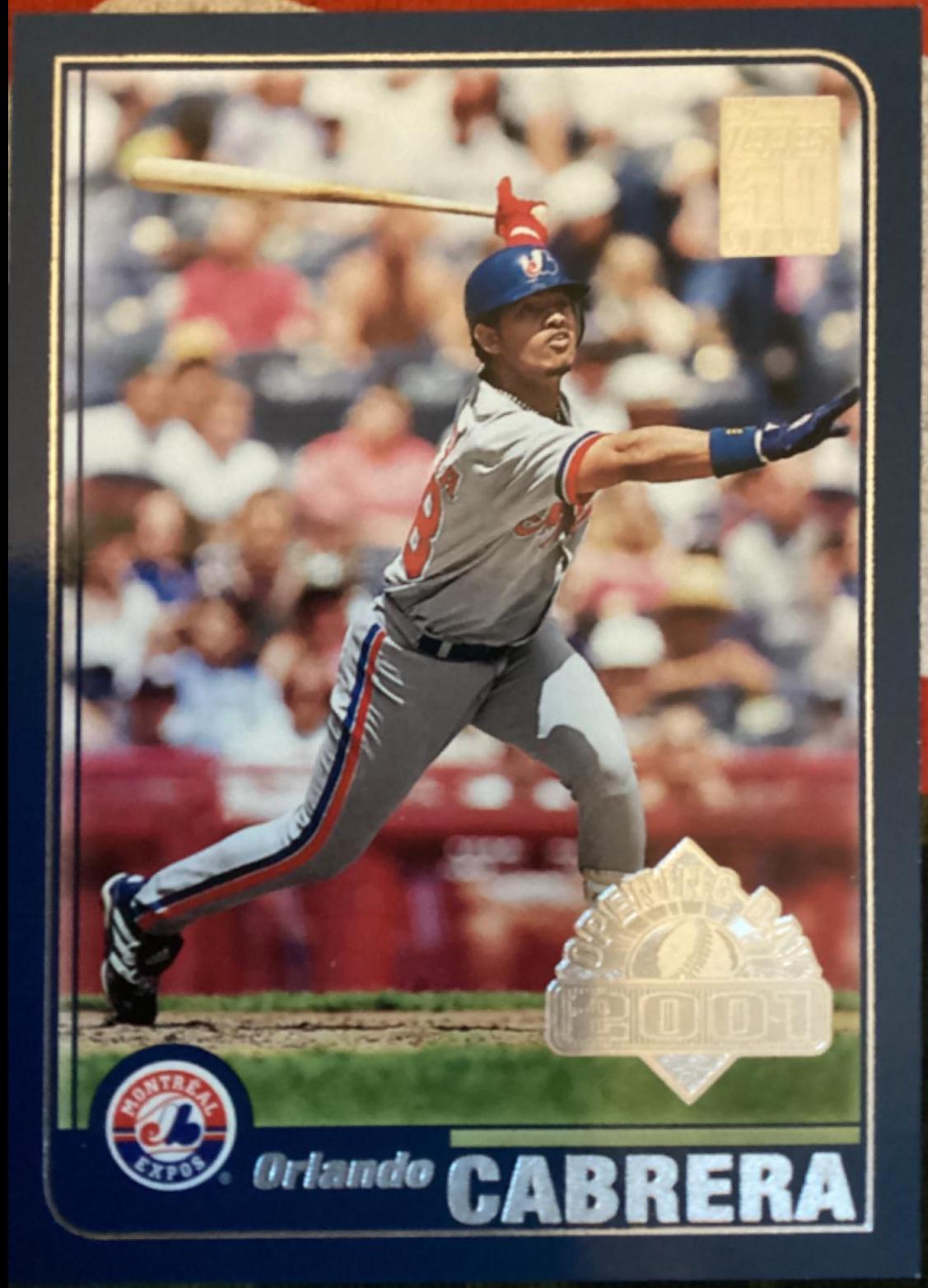 Orlando Cabrera #40 Baseball Cards 2001 Topps Opening Day