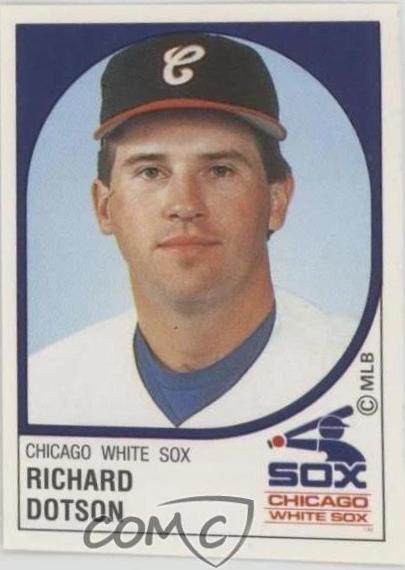 Richard Dotson #53 Baseball Cards 1988 Panini Stickers