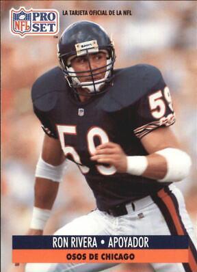 Ron Rivera #25 Football Cards 1991 Pro Set Spanish