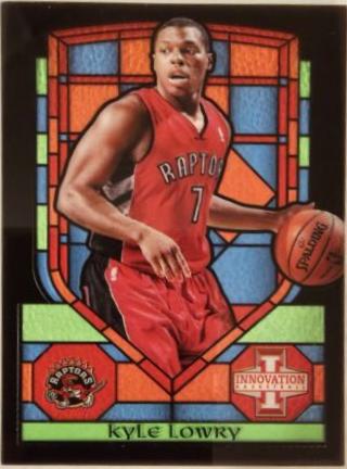 Kyle Lowry #9 Basketball Cards 2013 Panini Innovation Stained Glass