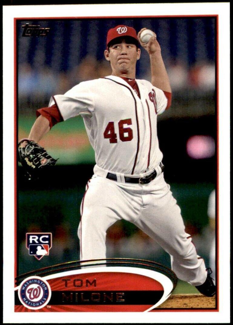 Tom Milone #40 Baseball Cards 2012 Topps