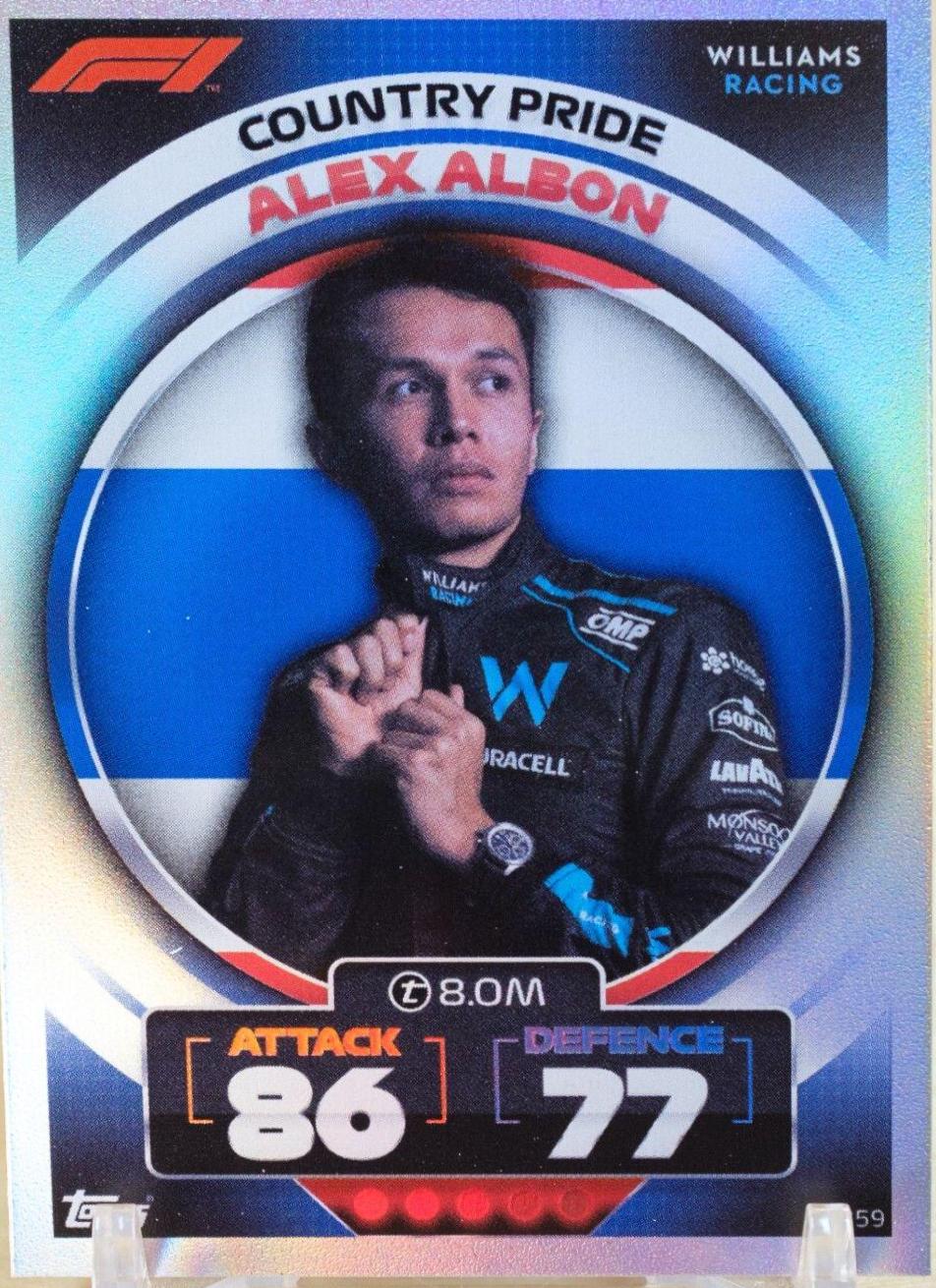 Alex Albon #359 Racing Cards 2022 Topps Turbo Attax Formula 1