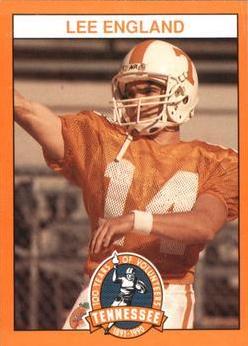 Lee England #14 Football Cards 1990 Tennessee Volunteers Centennial