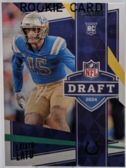 Laiatu Latu #1 Football Cards 2024 Panini Score NFL Draft
