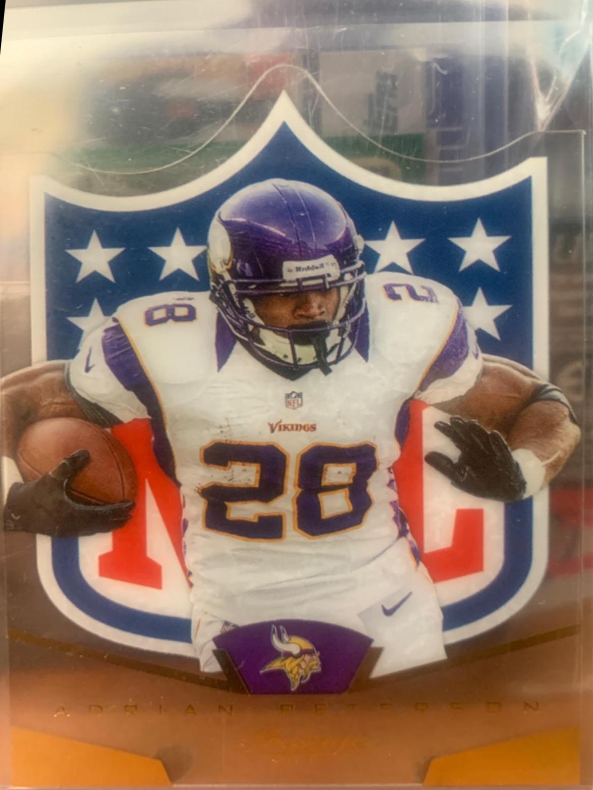 Adrian Peterson #14 Football Cards 2013 Panini Prestige NFL Shield Inserts