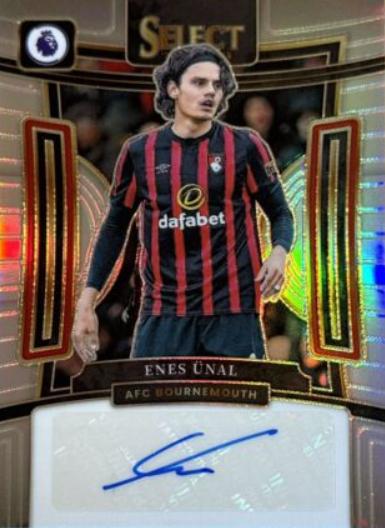 Enes Unal #6 Soccer Cards 2023 Panini Select Premier League Signatures