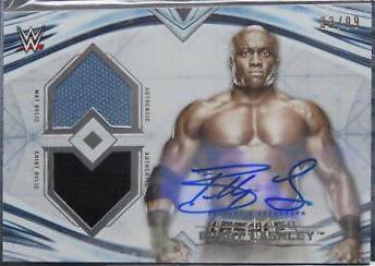 Bobby Lashley #DRA-LS Wrestling Cards 2020 Topps WWE Undisputed Dual Relic Autographs