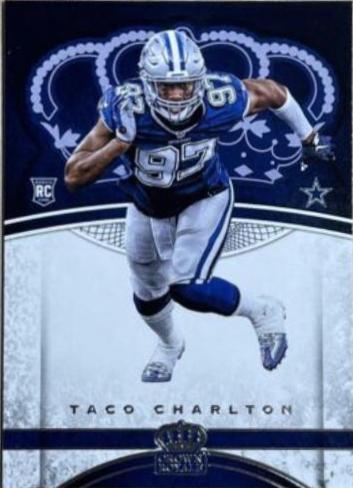 Taco Charlton #94 Football Cards 2017 Panini Crown Royale
