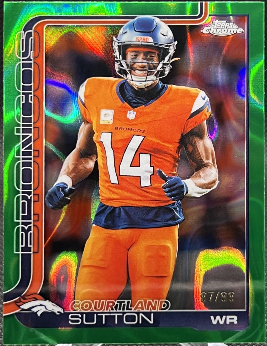 2025 Courtland Sutton [Green Lava] #86