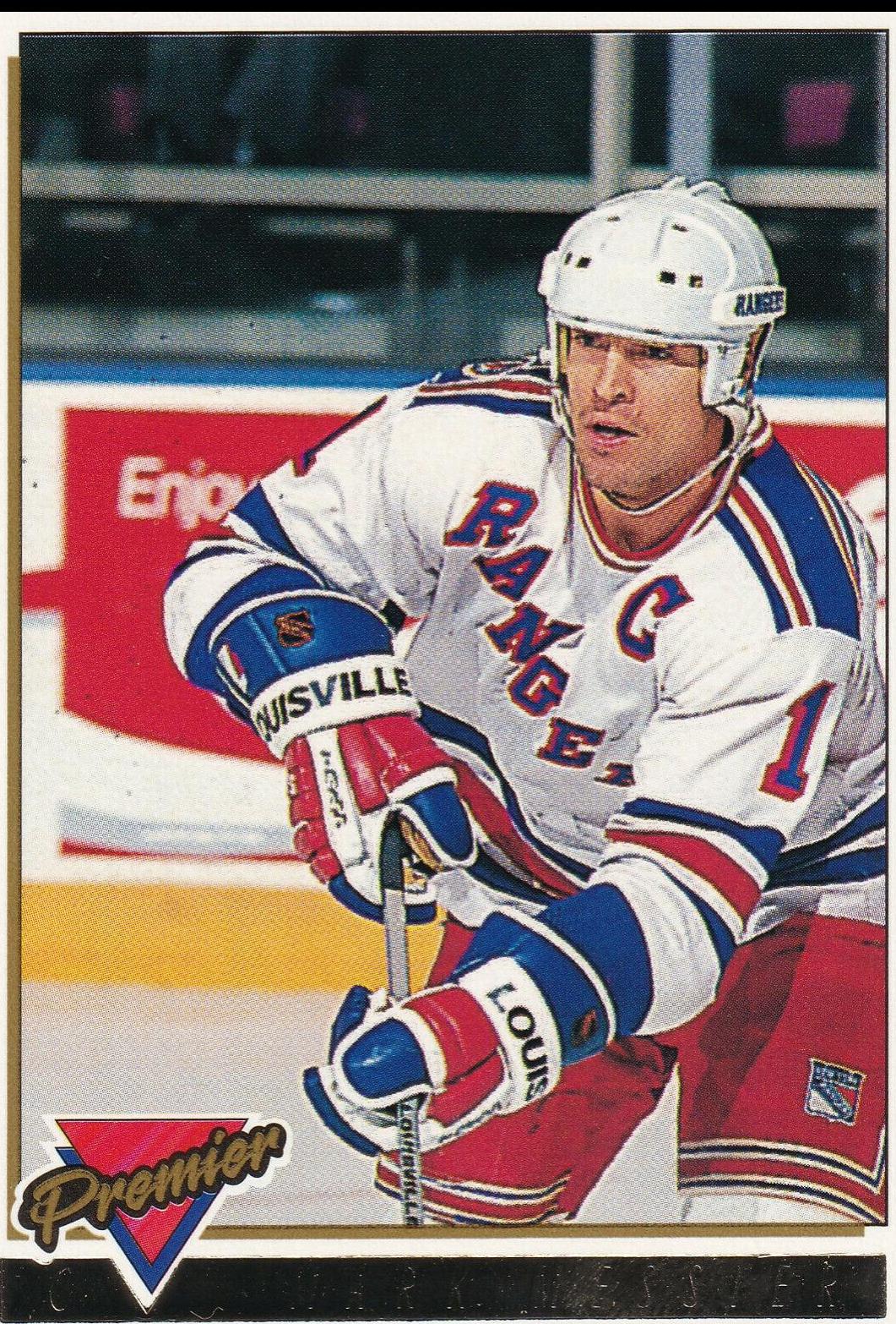 Mark Messier #430 Hockey Cards 1993 Topps Premier