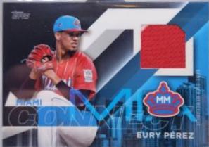 Eury Perez #CC-EP Baseball Cards 2024 Topps City Connect Swatch