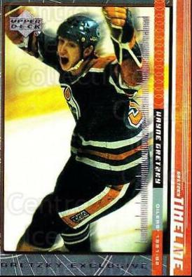 Wayne Gretzky #9 Hockey Cards 1999 Upper Deck Gretzky Exclusives