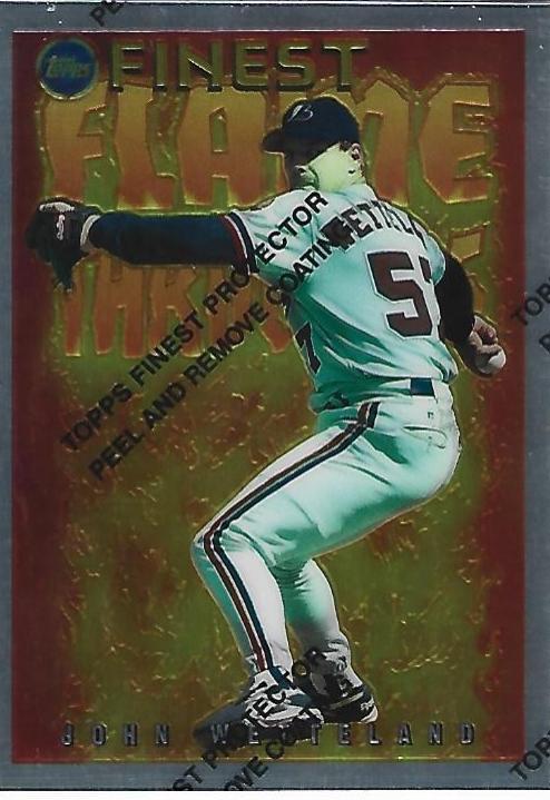 John Wetteland #FT9 Baseball Cards 1995 Finest Flame Throwers