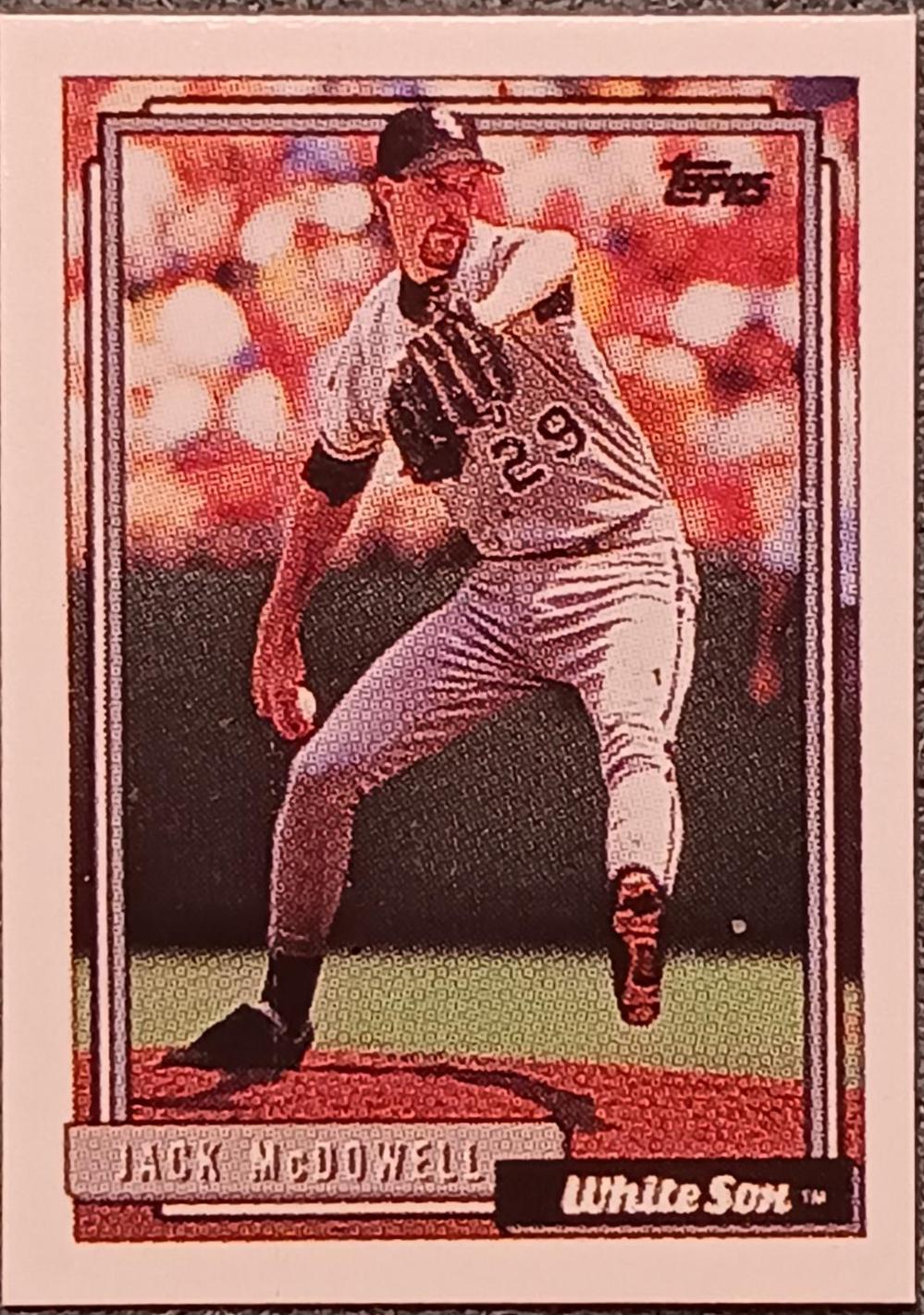 Jack McDowell #11 Baseball Cards 1992 Topps Micro