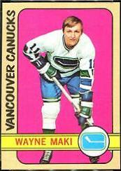 Wayne Maki #32 Hockey Cards 1972 Topps